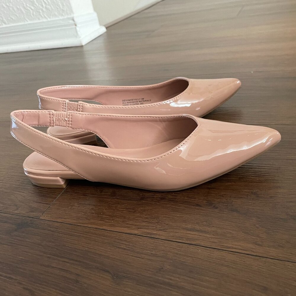 Madded Girl Tan Flats - Picture 2 of 3